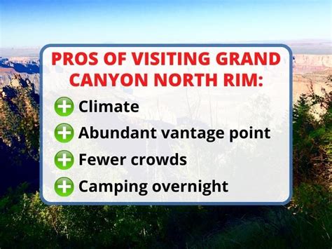 Grand Canyon North Rim vs South Rim: Which One is the Best