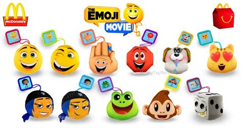 Mcdonald's Emoji Movie Toys Toys & Games Fast Food, Cereal & Sweets Toys