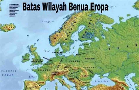 4+ Batas Wilayah Benua Eropa - Fakta dan Info Daerah Indonesia