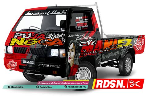 Modifikasi Stiker Mobil L300 Pick Up - Indonesia Otomotif Mania