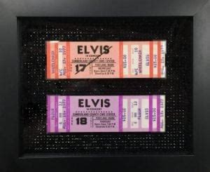 ELVIS PRESLEY TICKETS - Jewel Box Platinum