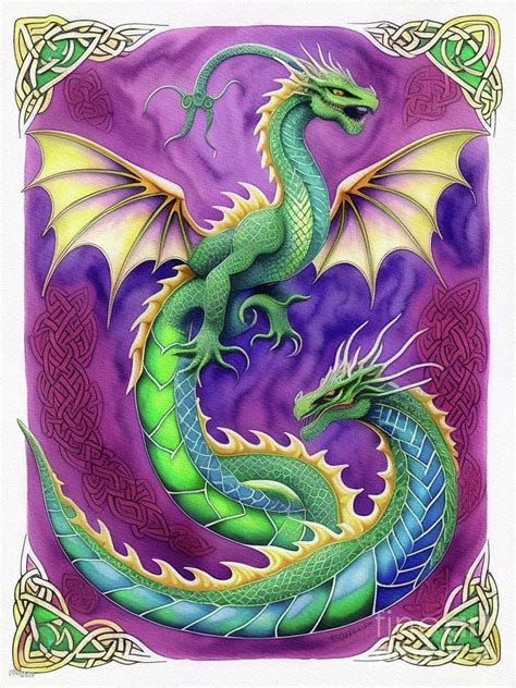 Dragon Lore Painting by Sarah Kirk - Fine Art America