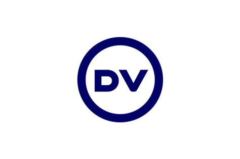 DV Logo Design Vector Graphic by xcoolee · Creative Fabrica