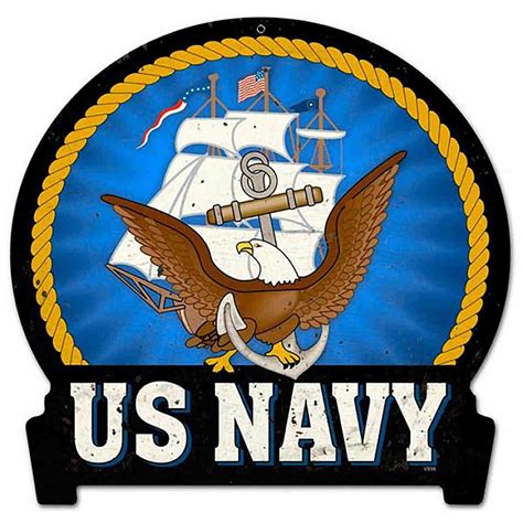 US Navy Sign Insignia Badge Edible Cake Topper Image ABPID00010 ...