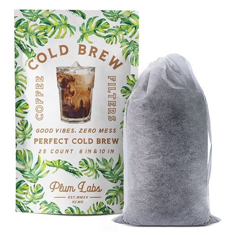 Buy Cold Brew Coffee Bags - 25 Pack - Easy to Use Cold Brew Bags for Refreshing No Mess Cold ...