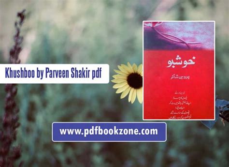 Khushboo by Parveen Shakir pdf - Pdf Bookzone