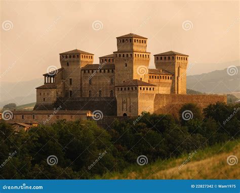 Historic Torrechiara Castle Stock Photography - Image: 22827342