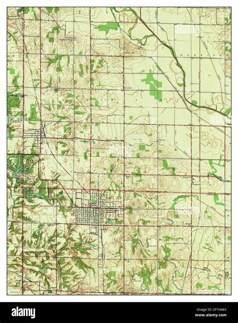 Jasonville, Indiana, map 1940, 1:24000, United States of America by Timeless Maps, data U.S ...