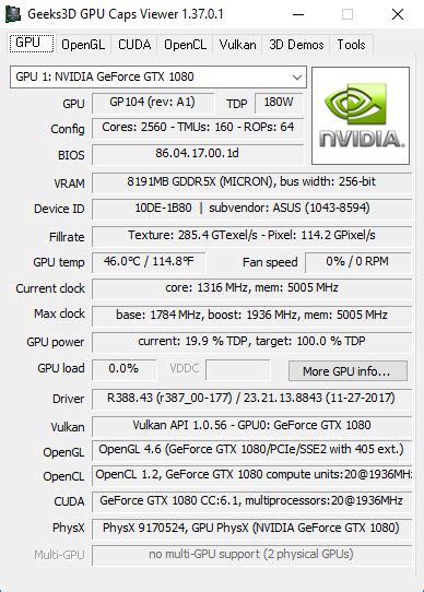 NVIDIA GeForce Driver 388.43 WHQL Released | Geeks3D