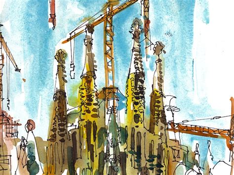 Sagrada Familia by Gaudi Barcelona Cathedral Archival Print - Etsy