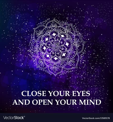 Esoteric quote Royalty Free Vector Image - VectorStock