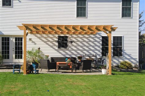 2024 Wooden Attached Pergola | Quality Attached Pergolas