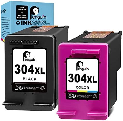 COCCINK 304XL Black and Colour Printer Ink Cartridges Replacement for ...