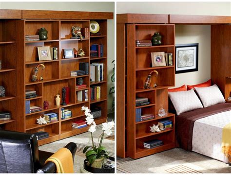 100+ Bookcase Murphy Bed Plans - Modern Furniture Cheap Check more at http://fiveinchfloppy.com ...