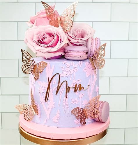 10 Lovely Mother's Day Cake Ideas and More | Birthday cake for mom, Butterfly birthday cakes ...