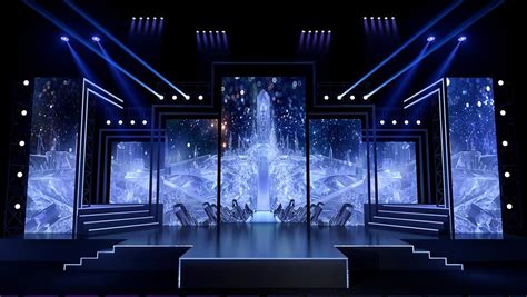 舞台美术 on Behance in 2022 | Concert stage design, Stage set design, Stage lighting design