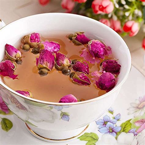 Red Rose Tea - Rose Tea - Chinese Tea - Herbal - Flower Tea - Decaffeinated - Tea - Loose Tea ...