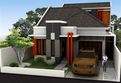 Desain Rumah Modern 1 Setengah Lantai - Deagam Design