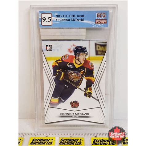 2015 ITG CHL Draft #1 Connor McDavid : Otters (Certified GCG : 9.5 ...