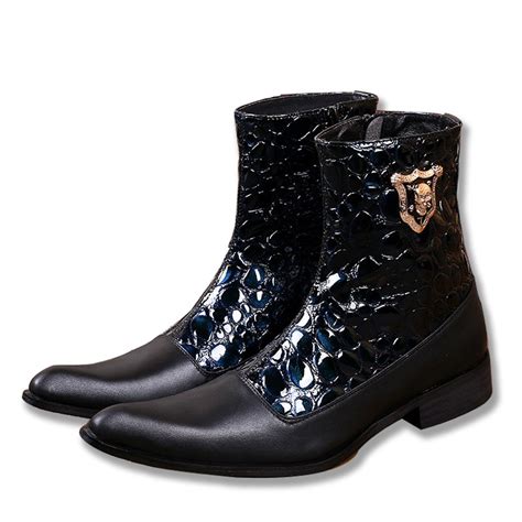 Men's Leather Dress Boots CW750223