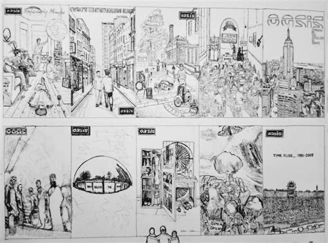 Oasis album covers WIP #1 by ScottMackayArt on DeviantArt