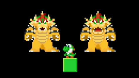 Yoshi is very scared of New Bowser (Bloxels) - YouTube