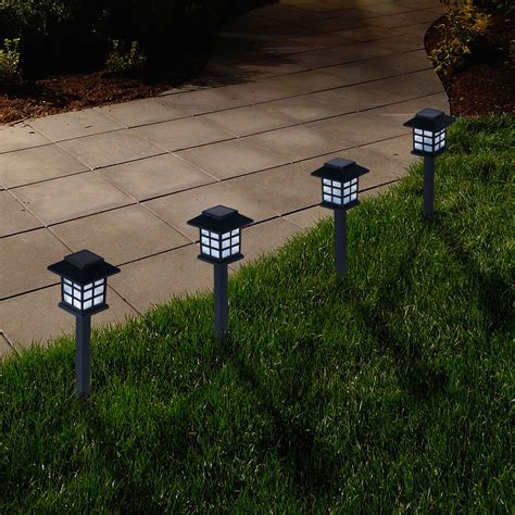 Outdoor Lantern Solar Landscaping Lights - Set of 6 by Pure Garden - Walmart.com - Walmart.com