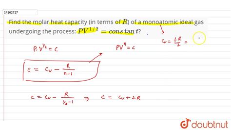 Molar Heat Capacity Formula - cloudshareinfo