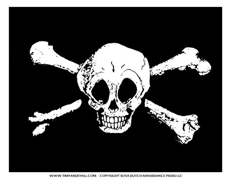 Jolly Roger Pirate Flag Printable for a Pirate Birthday Party!