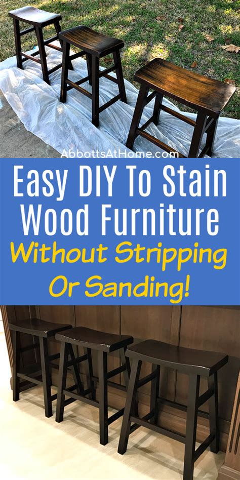 How To Stain Old Outdoor Furniture - Outdoor Lighting Ideas