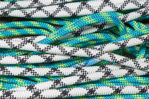 Climbing colorful rope as a background Stock Photo | Adobe Stock