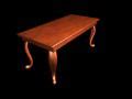 Simple Cherry Wood Coffee Table - 3D Model - ShareCG