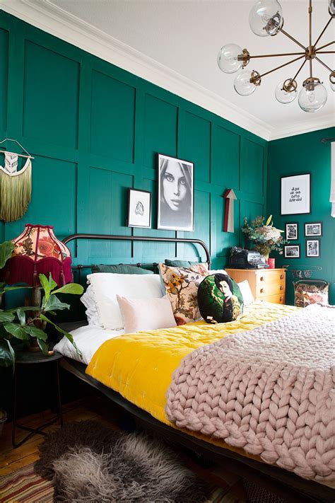 Teal And Yellow Bedroom - markanthonystudios.net