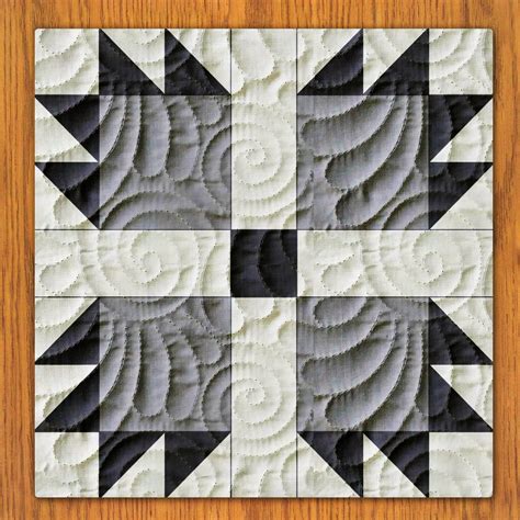 Bear Paw Quilt Block PDF Pattern With Video Tutorial 6, 8, 10, 12, and 14 Inch Size Versions ...