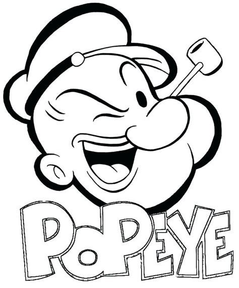 Popeye Drawing | Free download on ClipArtMag