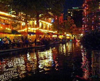 Nightlife on the Riverwalk - San Antonio, TX by Lucia Harkenreader