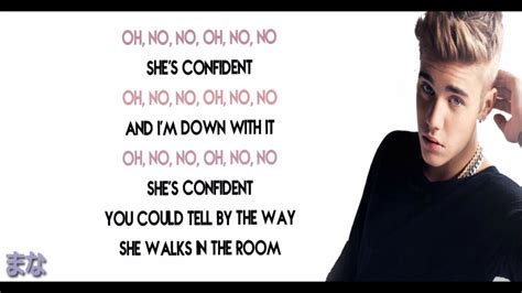 Justin Bieber - Confident (Alternate Version) Lyrics - YouTube