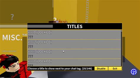 How To Change Or Equip Titles In Blox Fruits - Gamer Tweak