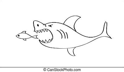 Shark attack Illustrations and Clipart. 1,123 Shark attack royalty free ...