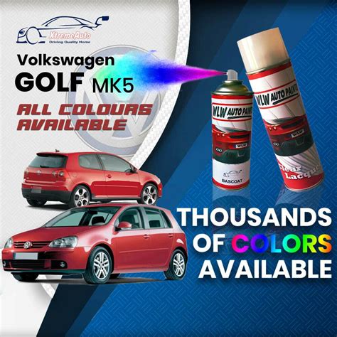 VW Volkswagen Car Touch Up Paint & Aerosol Spray Reflex - Xtreme Autos ...