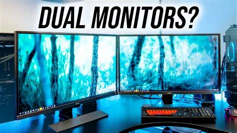 Are Dual Monitors Worth It? - YouTube