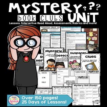 Mystery Book Club Unit | Kids book club, Mystery book, Reading workshop