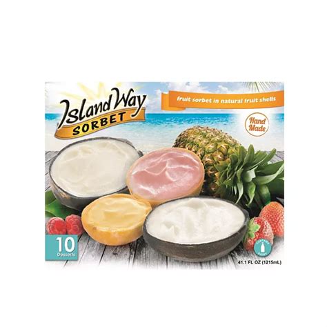 Island Way Sorbet Variety Pack (10 ct.) - Sam's Club