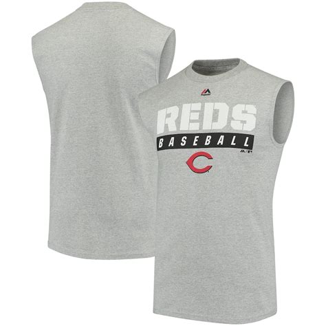 cincinnati reds sleeveless jersey