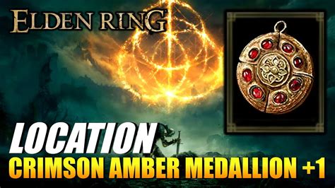 Elden Ring - Crimson Amber Medallion +1 Location (Talisman) - YouTube