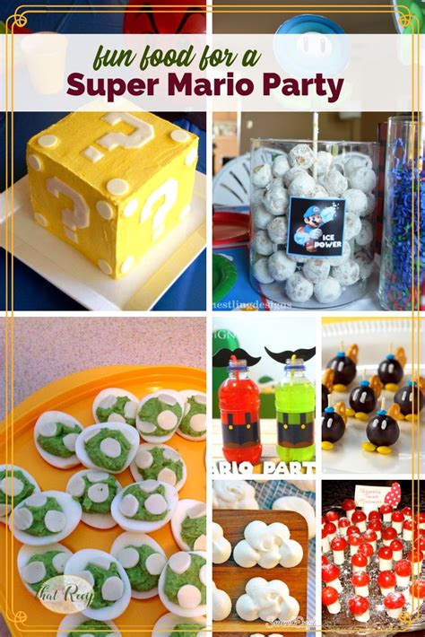 15 Fun Foods for a Super Mario Party