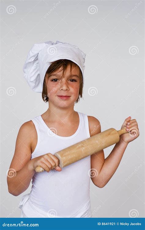 Young Baker Boy And Bread Royalty-Free Stock Photo | CartoonDealer.com #8642001