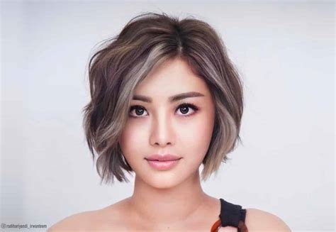 Short Hairstyles For Asian Women With Round Faces