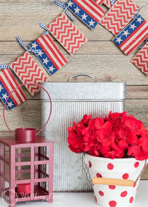 Amazingly Easy American Flag Decor Ideas You Have To Try This Summer! - The Weathered Fox