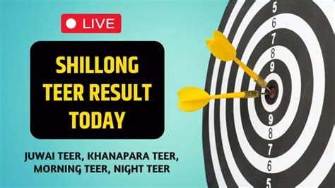 Khanapara TEER Result Today 03 November 2024, Shillong Teer, Juwai Teer ...